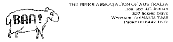 Birks Association of Australia